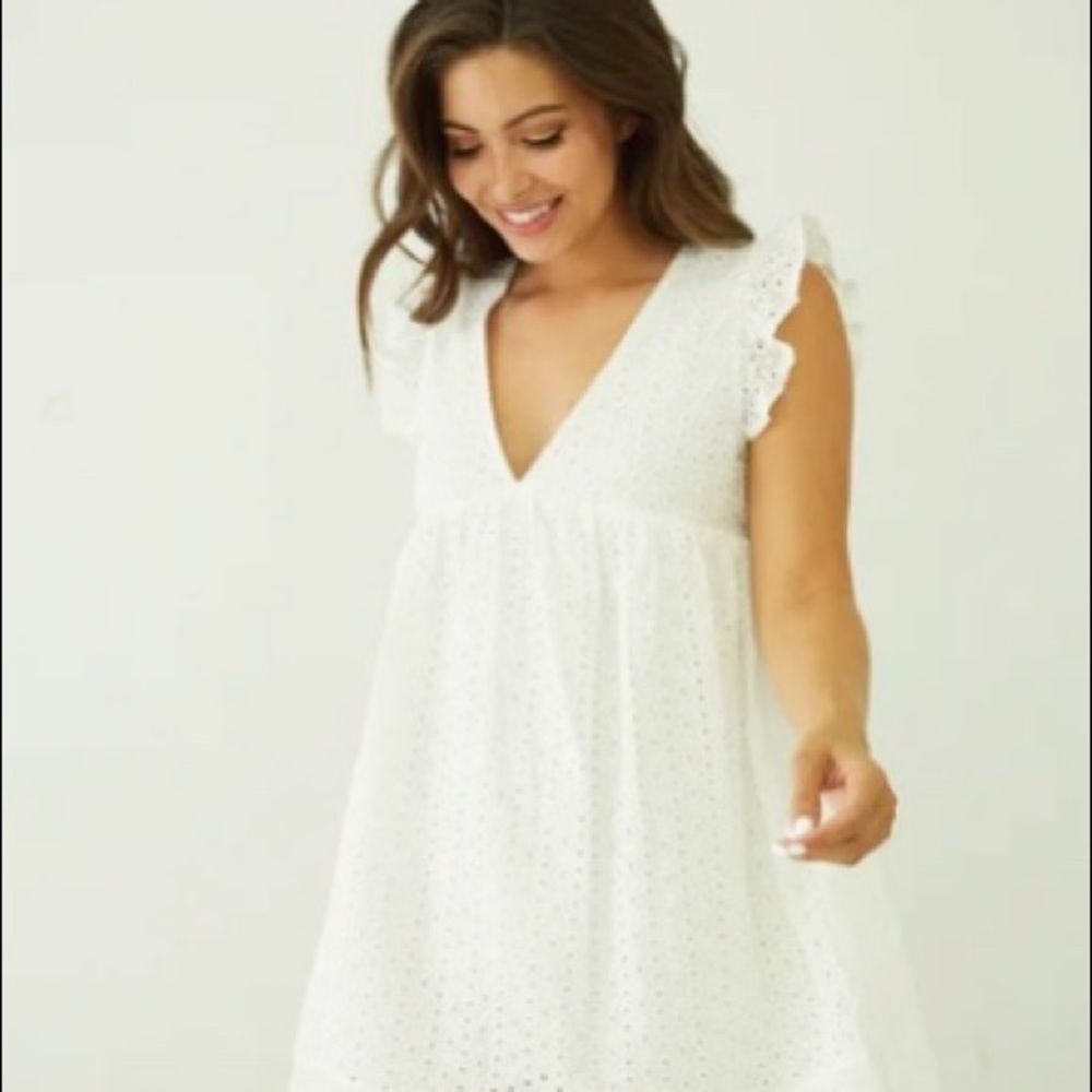 Eyelet dress